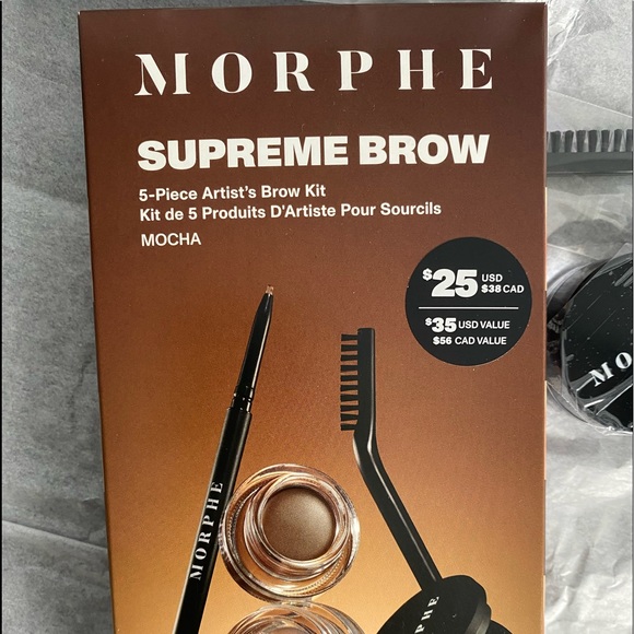 MORPHE SUPREME BROW 5-PIECE ARTIST'S BROW KIT - MOCHA - Picture 3 of 5